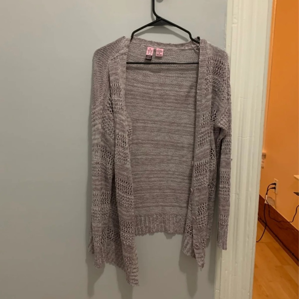Purple Cardigan